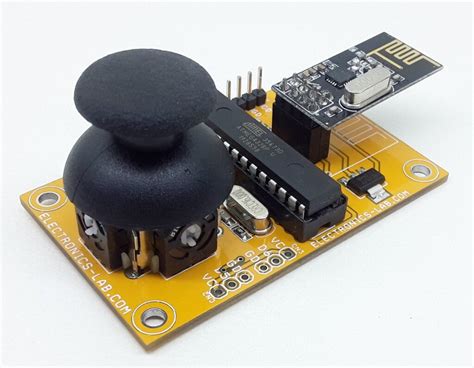 Single Joystick Remote Control Transmitter using NRF24L01 - Arduino ...