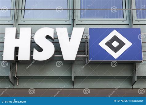 Hamburger SV Logo on a Wall Editorial Photography - Image of ball ...