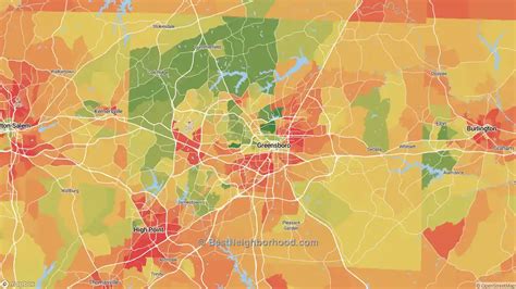 The Best Neighborhoods in Greensboro, NC by Home Value ...