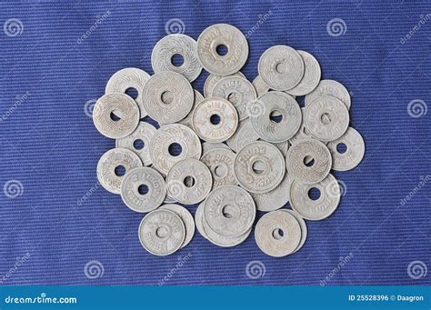 Old Thai coins stock photo. Image of celebration, exchange - 25528396