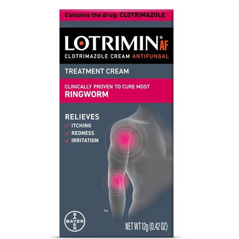 Lotrimin AF Antifungal Clotrimazole Ringworm Cream - Shop Skin & scalp treatments at H-E-B