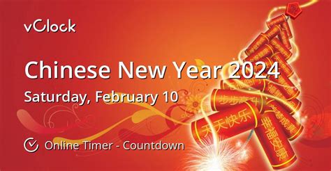 When is Chinese New Year 2024 - Countdown Timer Online - vClock