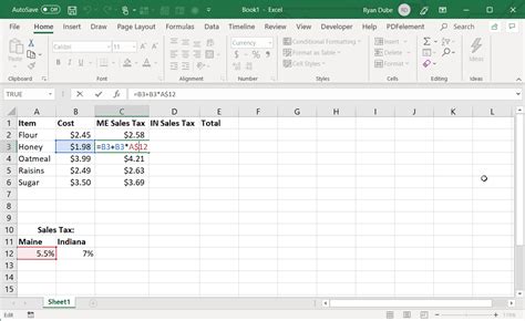 Excel Formula Reference Sheet Name Using Cell