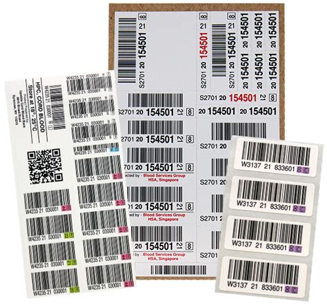 Pre Printed Blood Bag Labels & ISBT 128 Barcodes | Watson Label