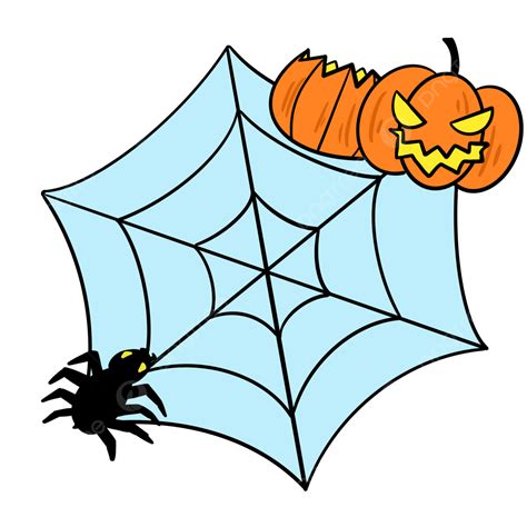 Halloween Halloween Spider Web Border Cartoon, Halloween, Spider ...