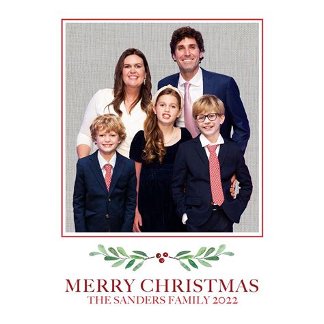 Sarah Huckabee Sanders on Twitter: "Merry Christmas from our family to yours!"