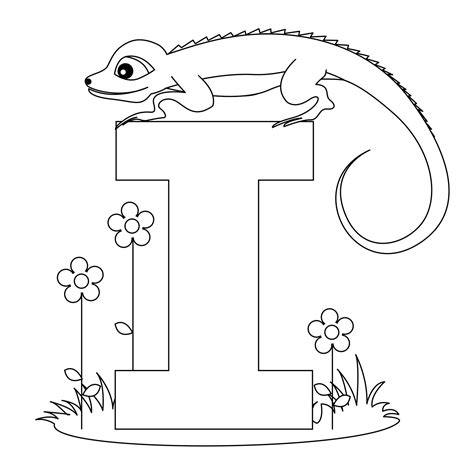 Letter i coloring pages to download and print for free