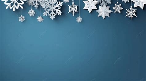 Merry Christmas Snowflakes And Stuff Hanging Banner Background Copy ...