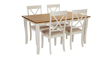 Evesham Rectangular Dining Table & Set of 4 Chairs | DFS Ireland