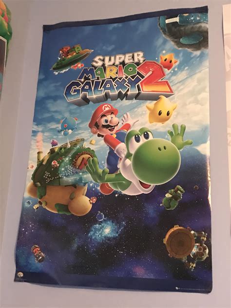 I’ve had this Super Mario Galaxy 2 poster on my 10 years now, so I ...