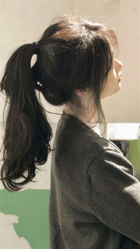 Korean Hair Ponytail