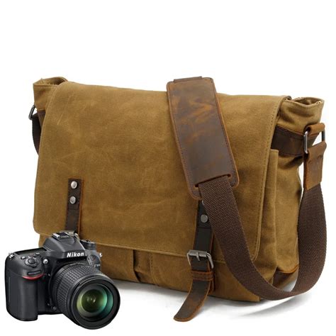 Canvas SLR Camera Bag National Geographic Photography SLR Camera Bag for Canon for Nikon for ...