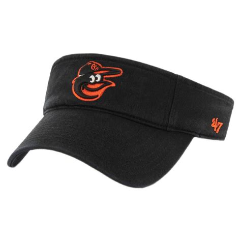 47 Brand Baltimore Orioles MLB Clean Up Adjustable Visor MLB Baseball Caps