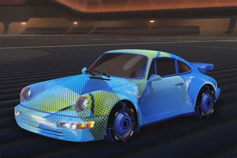 Rocket League Grey Porsche 911 Turbo Design With Grey J-Peggy & Grey Orwellian:Inverted