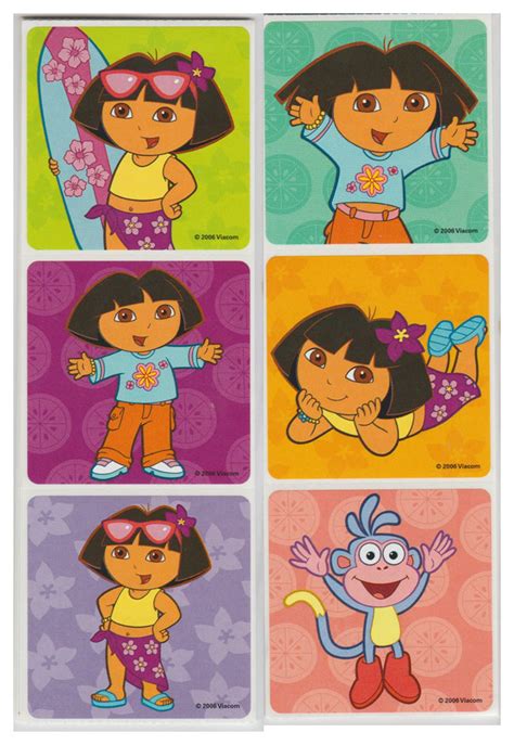 25 Dora the Explorer Stickers 2.5 X 2.5 Each - Etsy UK