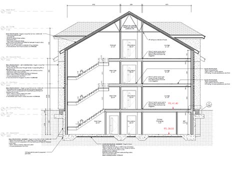 Section Drawing Architecture at PaintingValley.com | Explore collection ...