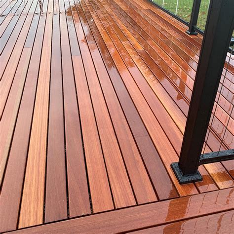 Batu Decking Grooved 5/4x6 Red Balau Deck Boards