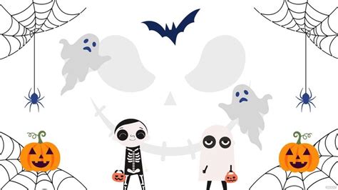 Halloween White Background in JPG, PSD, Illustrator, PDF, SVG, EPS, PNG ...