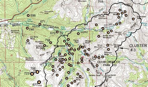 COLORADO gold maps, COLORADO Gold panning maps, COLORADO Gold Prospecting maps, Gold Prospecting ...