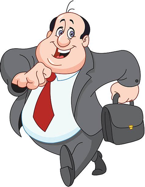 Fat Man In A Suit Cartoon Stock Photos, Pictures & Royalty-Free Images ...