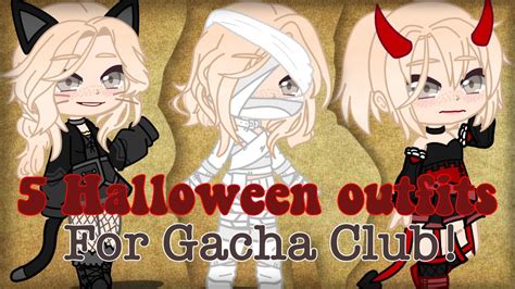 List Of Halloween Gacha Club Outfits For You