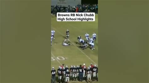 Browns RB Nick Chubb High School Highlights #football #nfl # ...