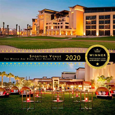 Sporting Event Venue - The Westin Abu Dhabi Golf Resort & Spa - Prestigious Star Awards