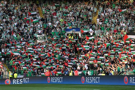 Celtic Fans Fly Palestinian Flags Against Israeli Team as European Tie ...