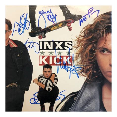 Music - INXS - Kick Signed & Framed Album Cover #28340 | Taylormade Memorabilia | Sports ...