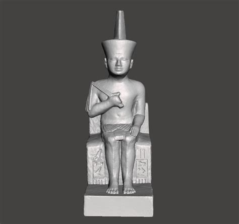 Pharaoh Khufu 3D Printed Egyptian Statue Replica / - Etsy