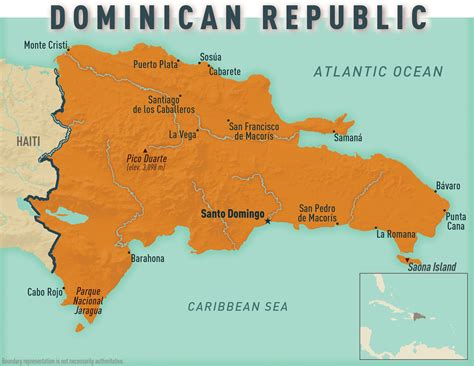 Dominican Republic Map 2024 | Map of Atlantic Ocean Area