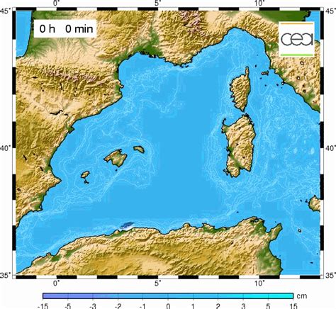 Topographie: Le tsunami de Boumerdes (2003)