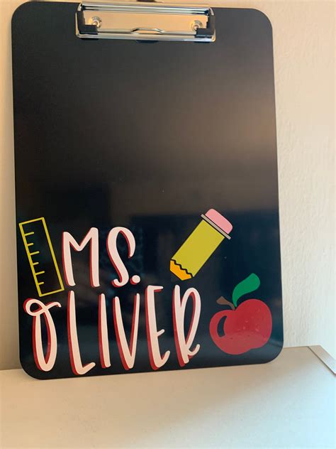 Personalized Clipboard Teacher Gift Teacher Appreciation Etsy | My XXX ...