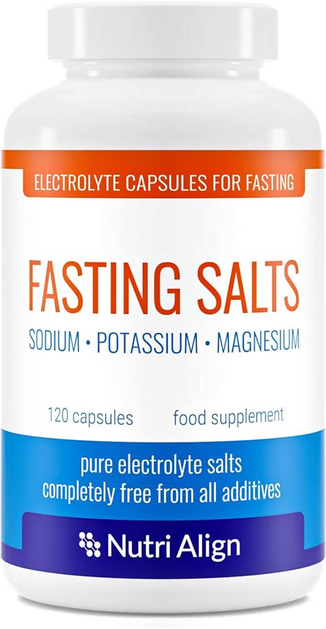 Fasting Salts Capsules: Pure Electrolyte Supplement for Extended ...