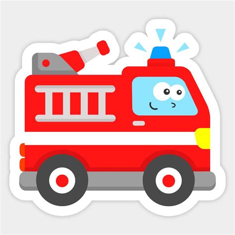 Cute red firetruck for boys and girls, men and women -- Choose from our vast selection of ...