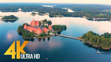 4K Drone Footage - Lithuanian Nature from Above - Ambient Drone Video ...