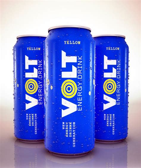 3D VOLT energy drink, Modeling & Rendering. on Behance | deisgn | Pinterest | Behance