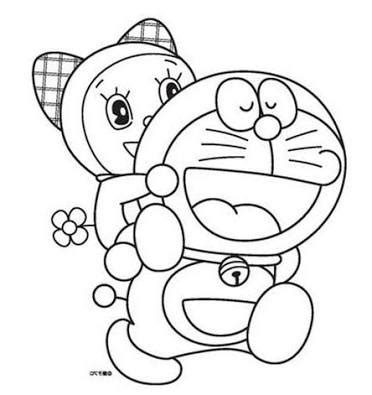 mewarnai doraemon dan dorami – Ruangatas.com