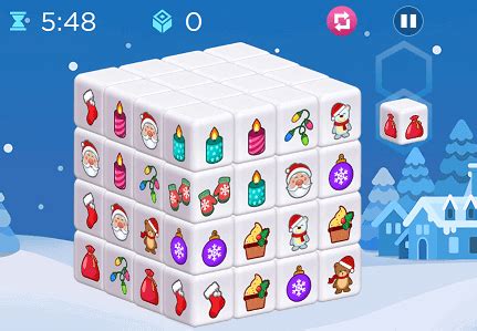 Holiday Mahjong Dimensions - play game online in full screen