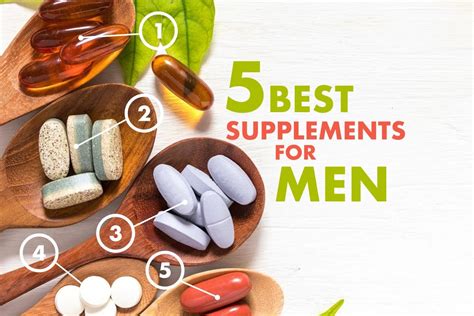 Top Five Health Supplements For Men - Fitneass