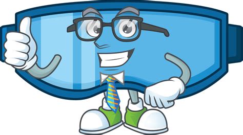 Safety glasses Cartoon character 21289873 Vector Art at Vecteezy