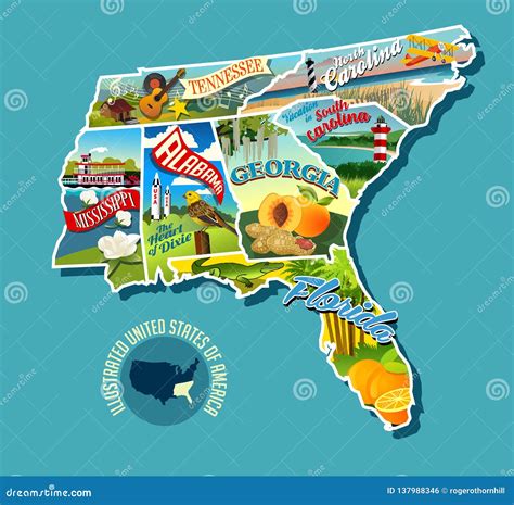 Florida & Georgia County Map Adventure Trackers - agrohort.ipb.ac.id