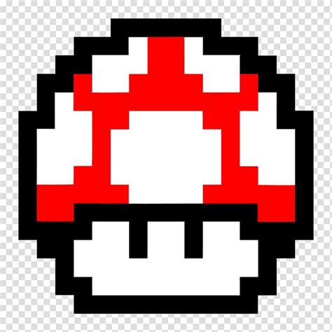 Red and white Super Mario Mushroom illustration, Super Mario ... | Mario bros, Super mario, 8 bit