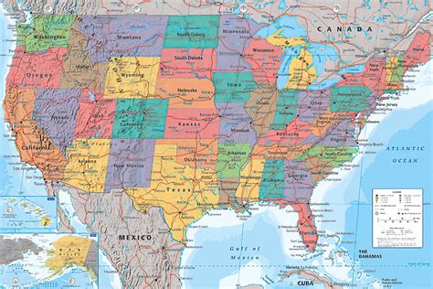 Map Of Usa Printable – Topographic Map of Usa with States