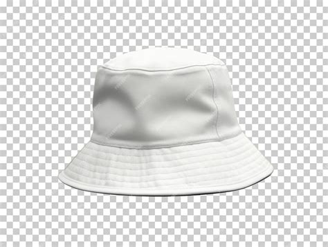 Premium PSD | White bucket hat isolated on transparent background png psd