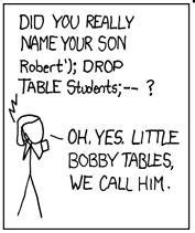 Little Bobby Tables - Daddy Types