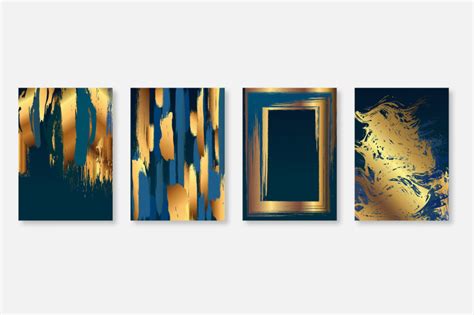 Set Gold Abstract Background Elegant Graphic By SNGraphic | TheHungryJPEG