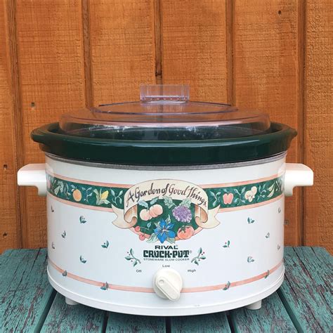 Ceramic Crock Pot Slow Cooker - 1 pressure cooker and slow cooker.