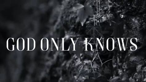 God Only Knows - for King And Country [Lyric Video] - YouTube