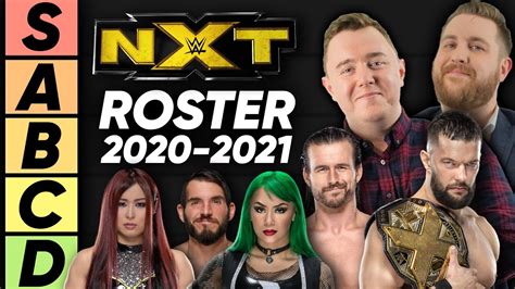 TIER LIST: WWE NXT Roster (2020-21) - YouTube